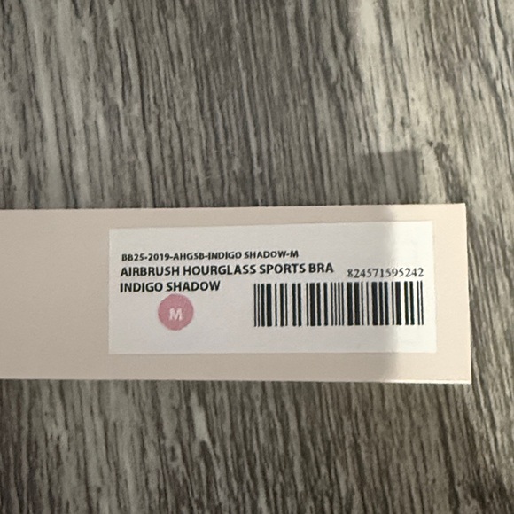 NWT Buffbunny Collection Airbrush Hourglass Sports Bra - Picture 5 of 6